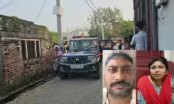 UP Crime : अफेयर के शक में पति ने सो रही पत्नी की हत्या की, गला काटकर सिर धड़ से किया अलग, थाने में किया सरेंडर