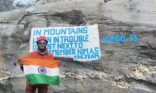 MP के जतिन बन्देवार ने रचा इतिहास, माउंट गोरिचैन की ग्लेशिएशन चोटी पर लहराया तिरंगा