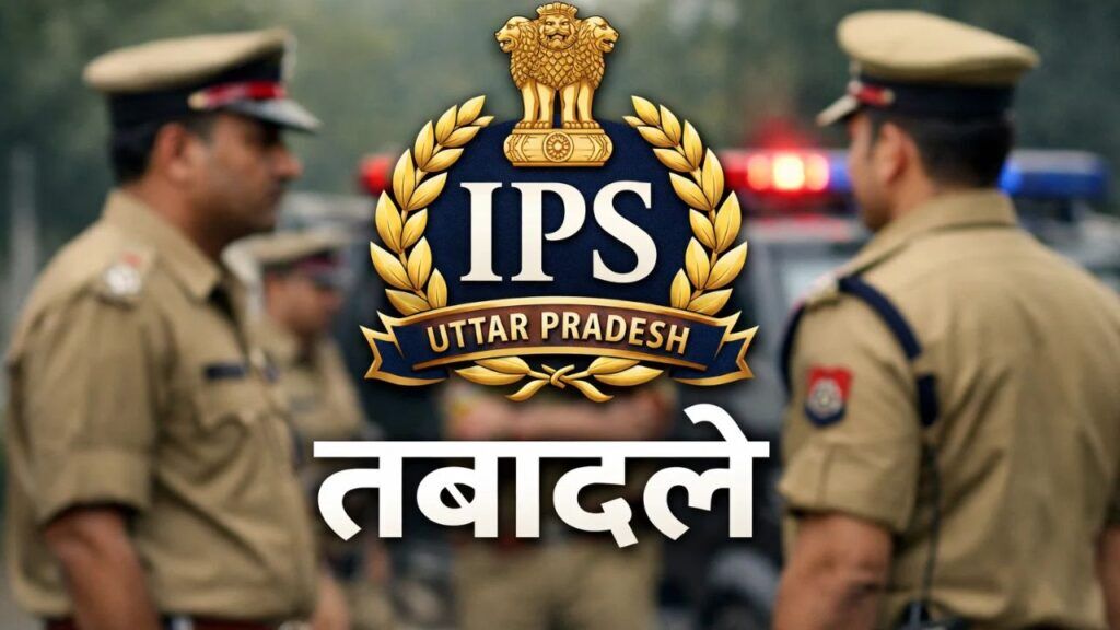UP में बड़ा प्रशासनिक फेरबदल : 35 IPS अधिकारियों के तबादले, दो जिलों के कप्तान बदले गए