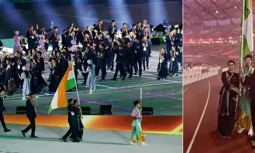 Asian Games 2026: एशियन गेम्स 2026 का हाईटेक उद्घाटन: जापान की तकनीक और संस्कृति का दिखा संगम, मनु भाकर-पवन सहरावत ने संभाला तिरंगा, 45 देशों के खिलाड़ी हुए शामिल