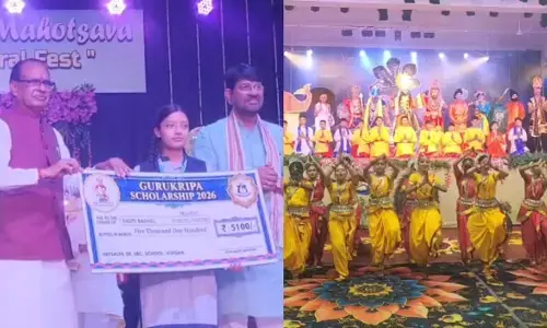 MP : वात्सल्य गणपति महोत्सव में शामिल हुए शिवराज सिंह, मेधावी छात्रों को बांटे छात्रवृत्ति के चेक, शिक्षा और संस्कारों पर दिया जोर