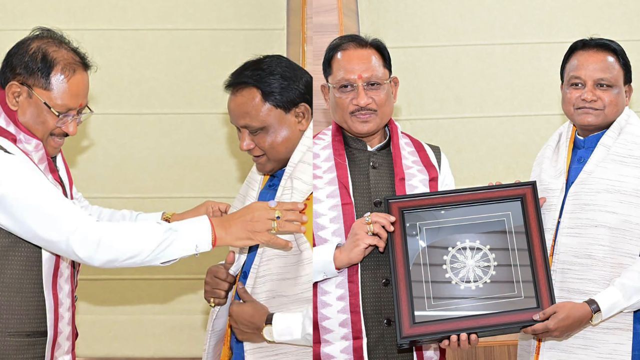 CG News : ओडिशा के CM मोहन चरण माझी से मिले विष्णुदेव साय, आपसी सहयोग और विकास पर हुई चर्चा