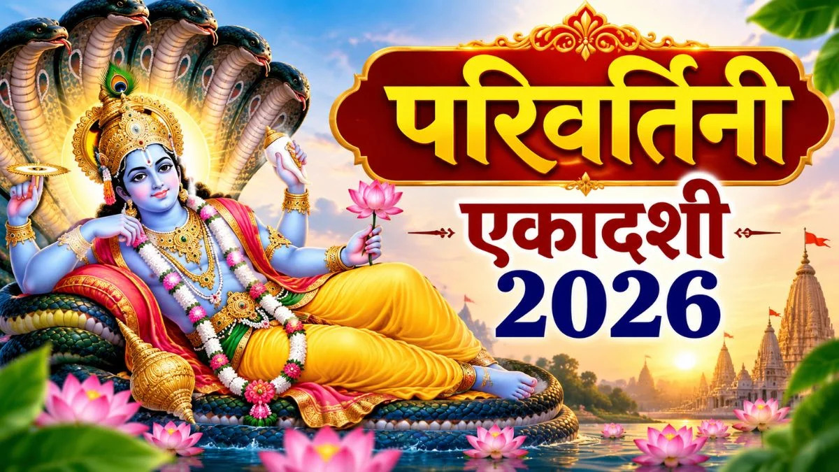 Parivartini Ekadashi 2026 : परिवर्तिनी एकादशी की तारीख को लेकर असमंजस खत्म, 22 सितंबर को रखें व्रत, जानें शुभ समय और महत्व
