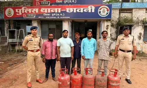 CG Crime : 36 भरे सिलेंडर पर चोरों ने किया हाथ साफ, तीन दिन में 8 आरोपी गिरफ्तार