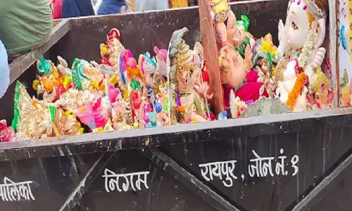 Raipur City News : गणेश विसर्जन को लेकर रायपुर निगम की तैयारी पूरी, खारून नदी में नहीं डाली जाएंगी प्रतिमाएं