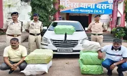 CG Crime : इनोवा में छिपाकर ले जा रहे थे 132 किलो गांजा, पुलिस-ANTF ने दो तस्करों को दबोचा