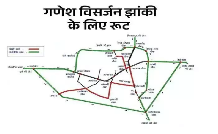 40035-raipur-ganesh-visarjan Raipur Ganesh jhanki visarjan 2026: रायपुर में 27 सितंबर को निकलेंगी गणेश झांकियां, असुविधा से बचने जान लें ट्रैफिक रूट