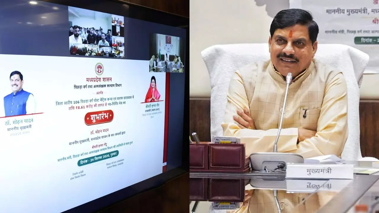 40134-mp-35 MP में पिछड़ा वर्ग छात्रों को बड़ी सौगात, 106 छात्रावासों में शुरू हुई आधुनिक मेस सुविधा