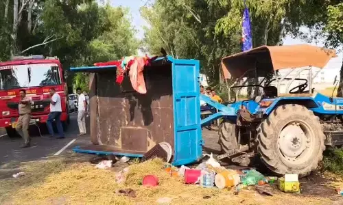 BIG Accident : कुरुक्षेत्र में श्रद्धालुओं से भरी ट्रैक्टर-ट्रॉली पलटी, 6 की मौत, 20 लोग घायल; गोगामेड़ी दर्शन के लिए जा रहे थे सभी