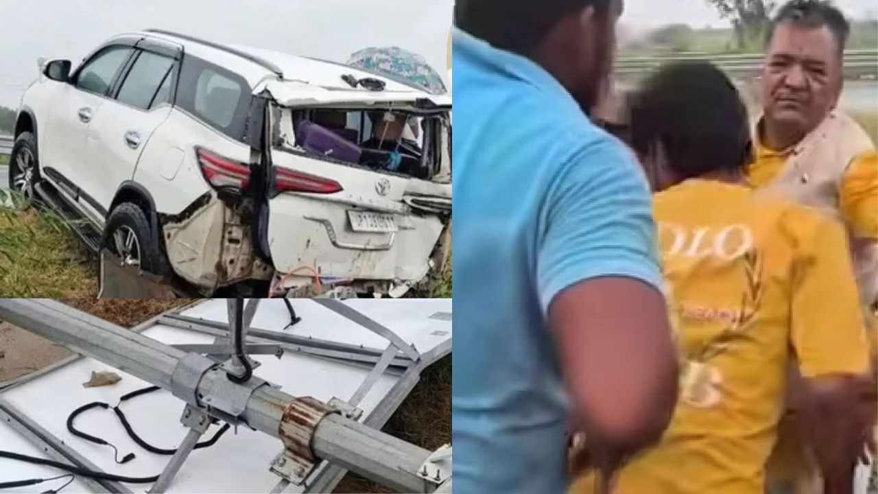 गंगा एक्सप्रेसवे पर हादसा, BJP विधायक चंद्रपाल सिंह लोधी की कार खंभे से टकराई, MLA समेत 3 घायल; AIIMS में भर्ती