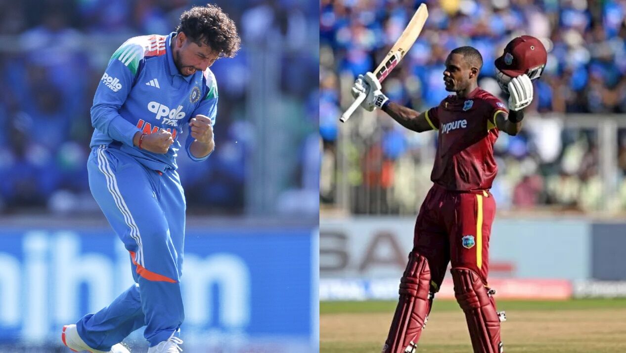 IND vs WI 1st ODI: वेस्टइंडीज ने भारत को दिया 296 रन का टारगेट, ग्रीव्स का शतक; कुलदीप ने लिए 4 विकेट
