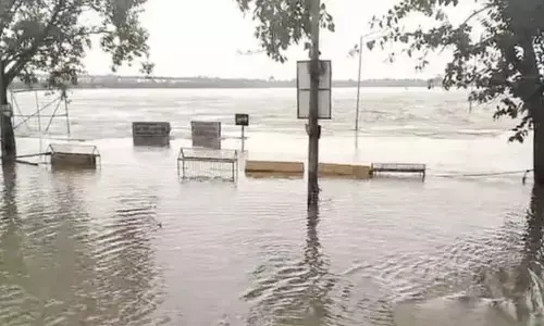 Mahanadi Shivrinarayan Flood: महानदी खतरे के निशान से ऊपर, शिवरीनारायण में बाढ़, 6 फीट पानी में डूबा शबरी सेतु Mahanadi Shivrinarayan Flood: महानदी खतरे के निशान से ऊपर, शिवरीनारायण में बाढ़, 6 फीट पानी में डूबा शबरी सेतु