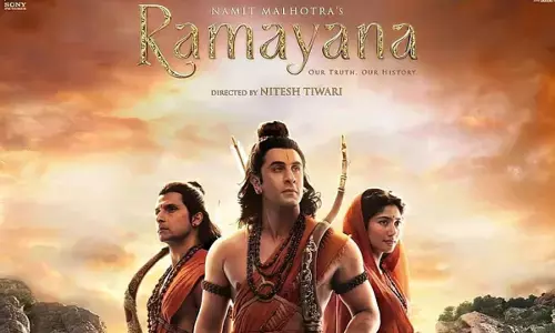 Ramayana Movie: ‘रामायण’ का नया पोस्टर रिलीज, राम-सीता-लक्ष्मण के रूप में दिखे रणबीर, साई पल्लवी और रवि दुबे