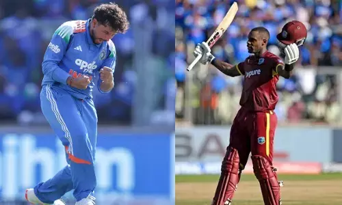 IND vs WI 1st ODI: वेस्टइंडीज ने भारत को दिया 296 रन का टारगेट, ग्रीव्स का शतक; कुलदीप ने लिए 4 विकेट