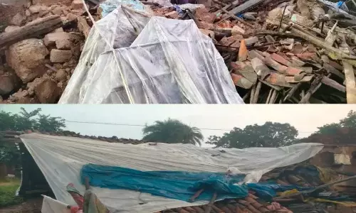CG News : छत्तीसगढ़ में बारिश के बीच दो कच्चे मकान ढहे, महिला की मौत, 6 लोग घायल