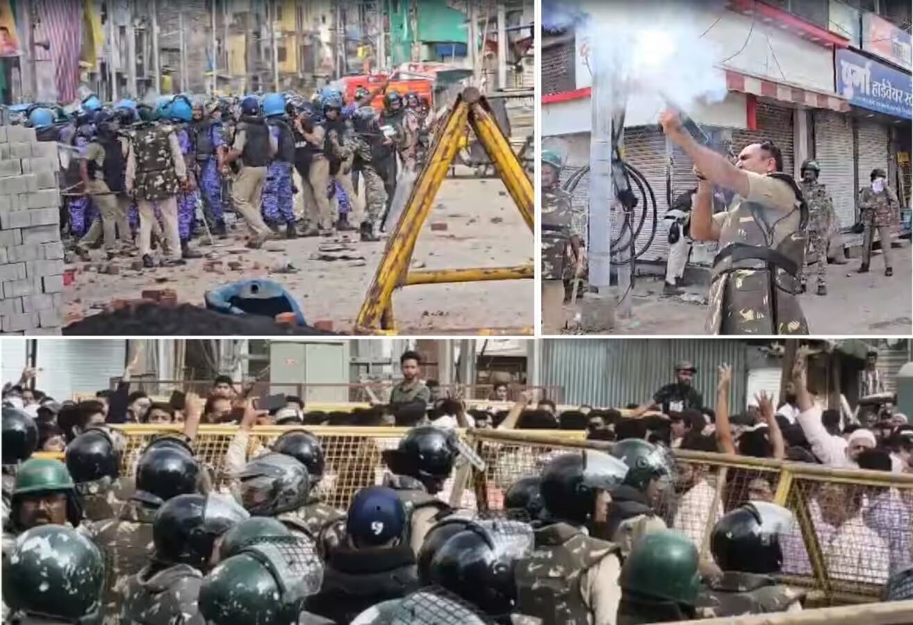 सड़क चौड़ीकरण को लेकर उज्जैन में तनाव, पथराव के बाद पुलिस ने छोड़े आंसू गैस के गोले, भारी पुलिस बल तैनात
