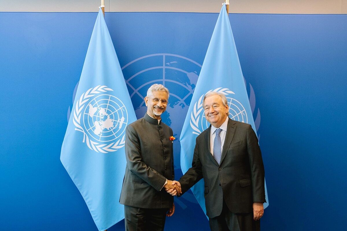 UN महासचिव गुटेरेस से मिले जयशंकर, पश्चिम एशिया के हालात और यूक्रेन युद्ध पर हुई बातचीत