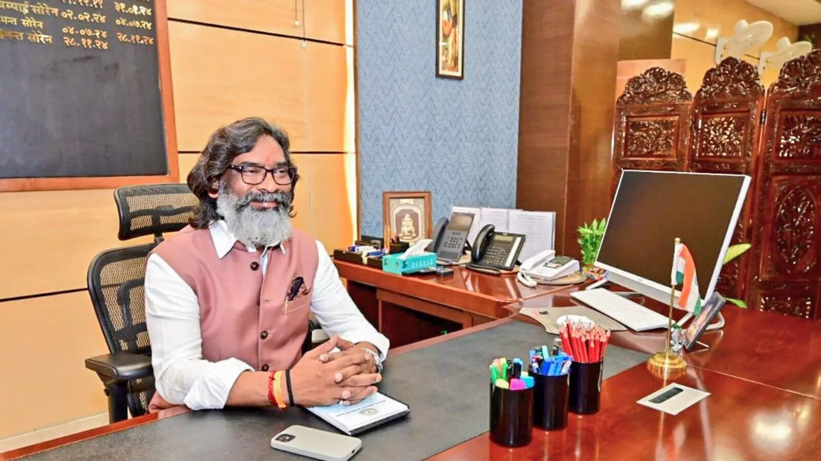 40762-jharkhand झारखंड के CM हेमंत सोरेन को लगा झटका, बड़गाईं जमीन मामले में आरोप तय, वीडियो कॉन्फ्रेंसिंग से अदालत में हुए पेश