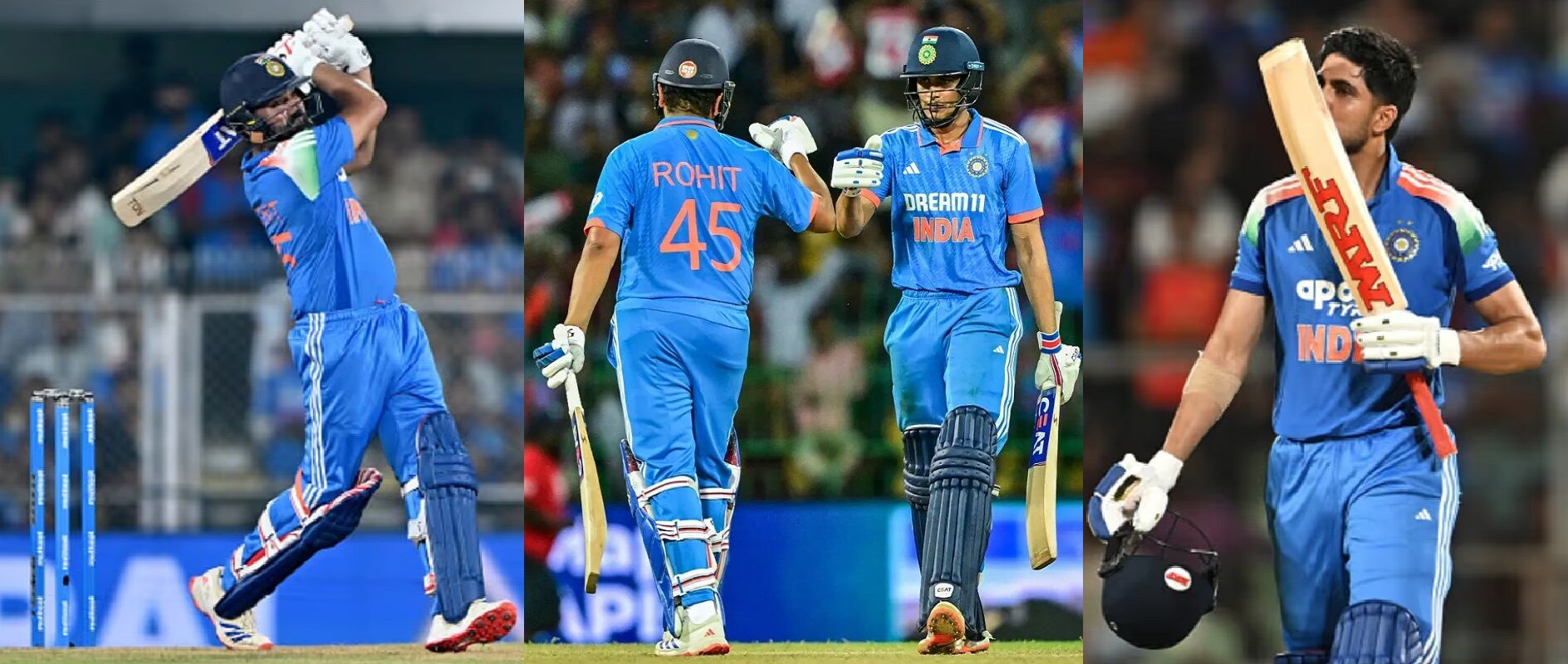 IND vs WI 2nd ODI: कप्तान गिल का धमाकेदार डबल सेंचुरी, हिटमैन का भी शतक, 43.3 ओवर में चेस किया 406 रन का टारगेट