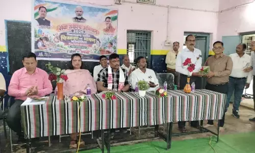 स्कूल शिक्षा विभाग की ब्लॉक स्तरीय प्रतियोगिता में दिखी बच्चों की प्रतिभा, चित्रकला और भाषण प्रतियोगिता में छात्रों ने दिखाया हुनर