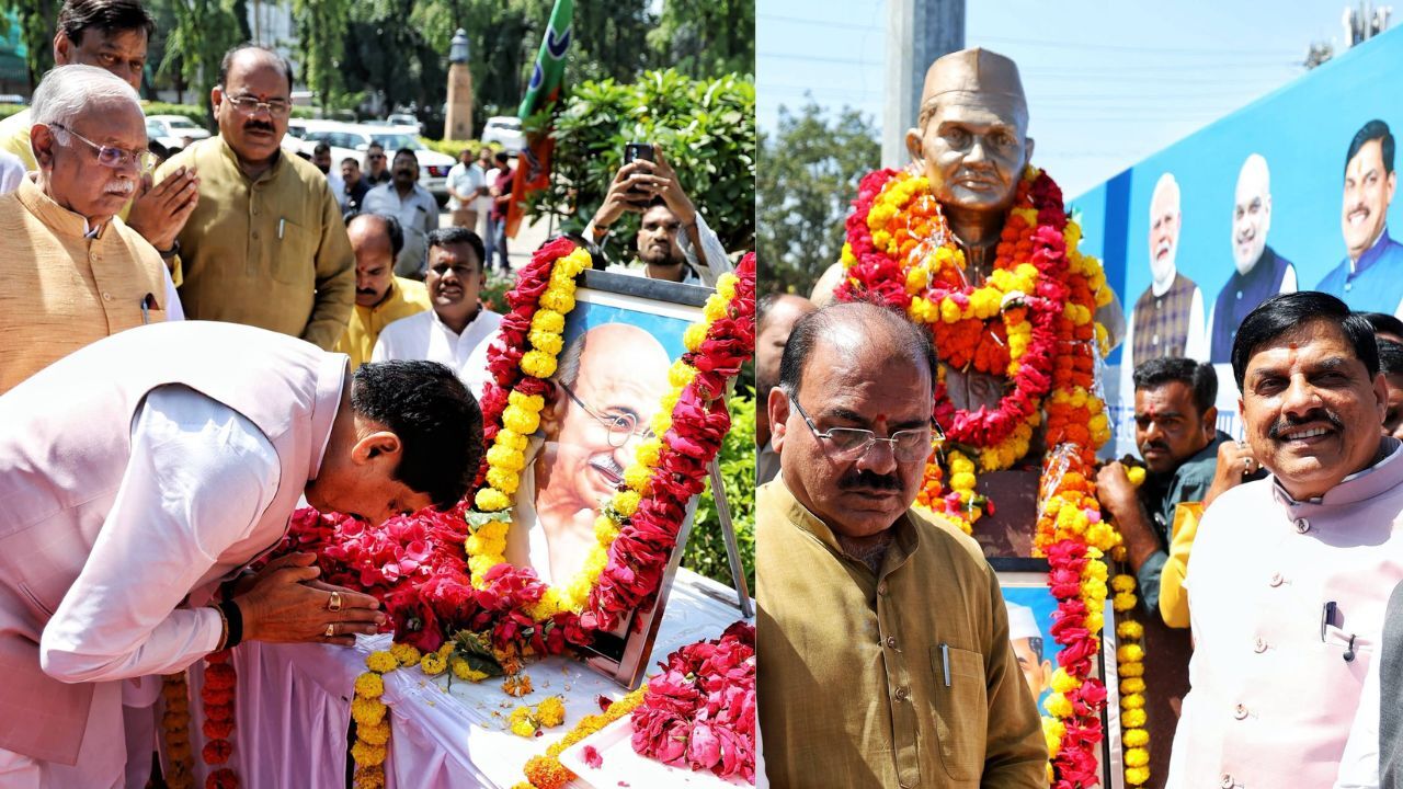 MP : CM मोहन यादव ने महात्मा गांधी और लाल बहादुर शास्त्री को किया नमन, स्वदेशी और ‘मेड इन इंडिया’ को आगे बढ़ाने पर दिया जोर