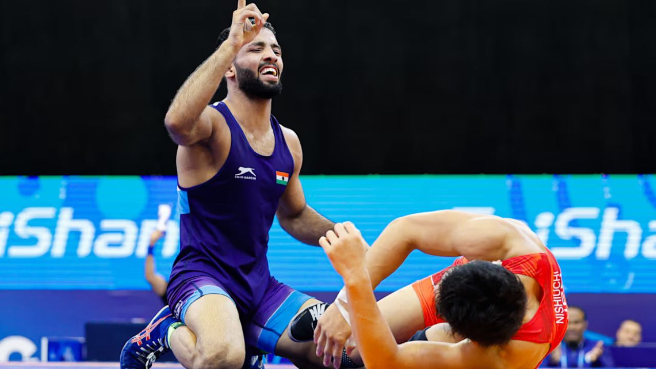 Asian Games 2026: सुजीत कलकल ने 65 किग्रा कुश्ती में जीता गोल्ड, आखिरी 15 सेकेंड में पलटा मुकाबला