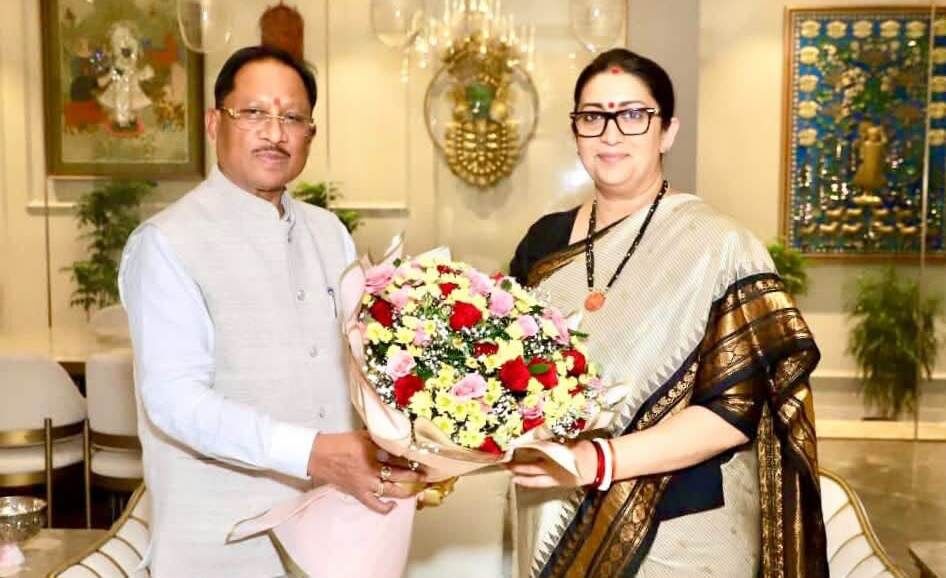 CG News : नई प्रदेश प्रभारी स्मृति ईरानी से मिले CM साय, बस्तर विकास पर भी चर्चा