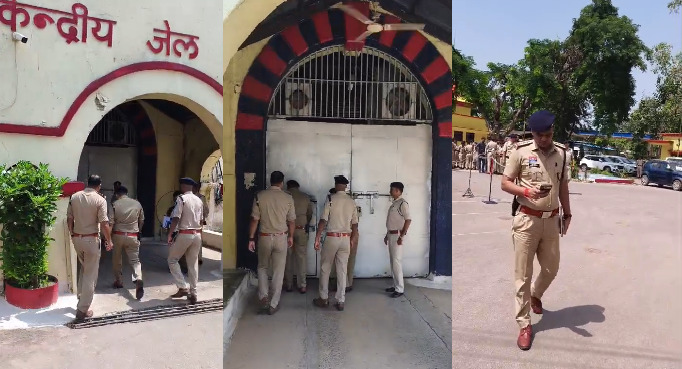 Raipur City News : रायपुर सेंट्रल जेल में तड़के औचक जांच, DCP-ADM की टीम ने 3 घंटे खंगाला पूरा परिसर
