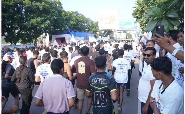 41211-r-04 Agrathon 4.0 Raipur: रायपुर में अग्राथॉन-4.0 के वंदे मातरम्-रन फॉर नेशन में दौड़ा शहर, देशभर से पहुंचे धावक,4000 लोगों ने लगाई देशभक्ति की दौड़