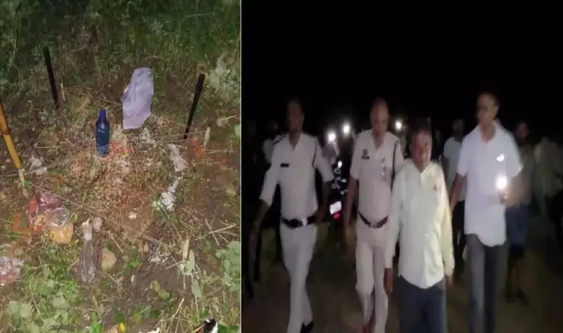 Rajnandgaon Gada Dhan Tantra Kriya: गड़ा धन निकालने नदी किनारे कर रहे थे तंत्र क्रिया, मौके पर पहुंचे ग्रामीणों, जानें फिर क्या हुआ