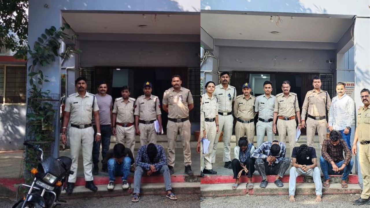 MP Crime : ड्रग नेटवर्क का खुलासा, 38.56 ग्राम ब्राउन शुगर के साथ 6 आरोपी गिरफ्तार