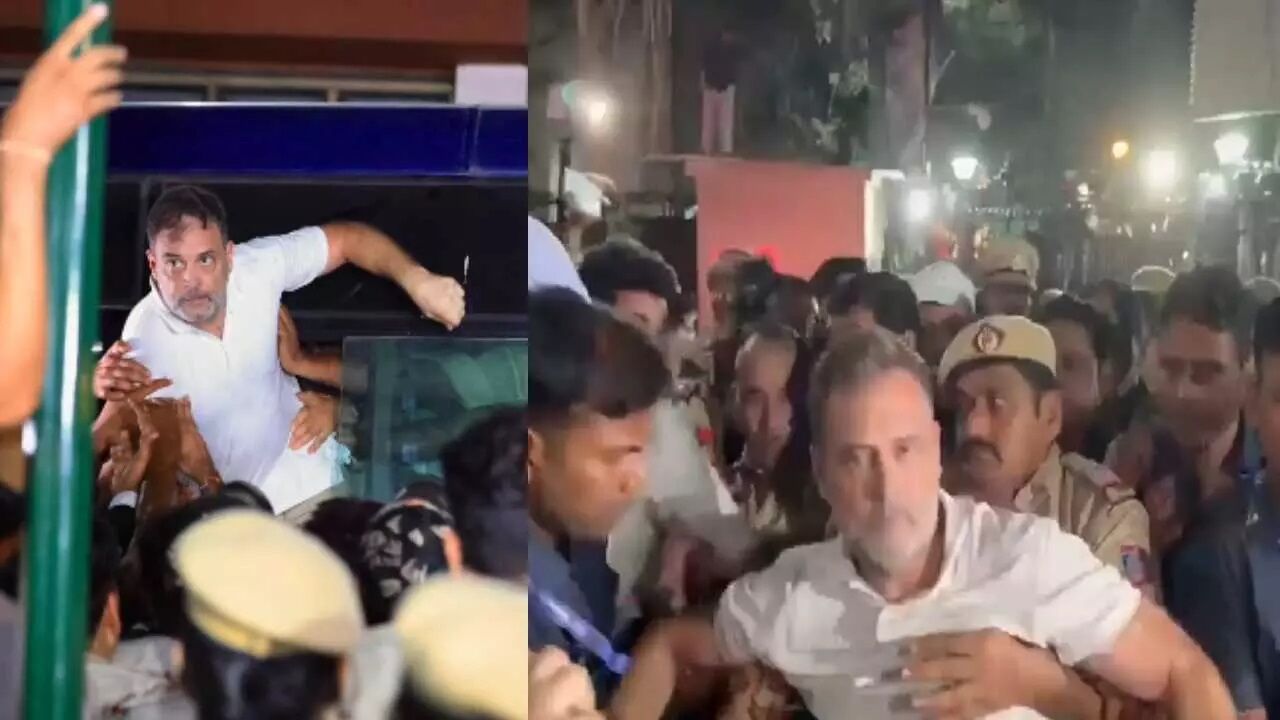 जंतर-मंतर मार्च पर पुलिस का एक्शन, राहुल गांधी और प्रियंका गांधी समेत कई विपक्षी सांसद हिरासत में