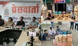 CG Crime : रायपुर में गांजा तस्करी पर बड़ा शिकंजा, 1.27 क्विंटल गांजा जब्त, 6 तस्कर गिरफ्तार