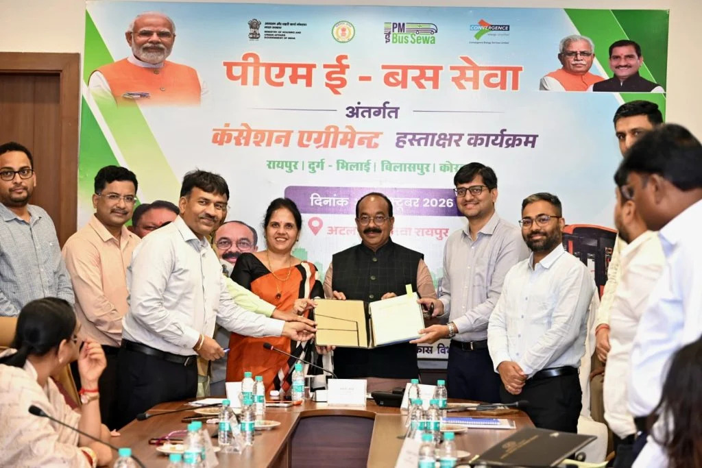 CG News : छत्तीसगढ़ के 4 शहरों में दौड़ेंगी 240 इलेक्ट्रिक बसें, रायपुर को मिलेंगी सबसे ज्यादा 100 ई-बसें