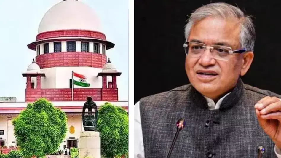 CEC Gyanesh Kumar: मुख्य चुनाव आयुक्त के खिलाफ सारी याचिकाएं मंजूर, 27 अक्टूबर को सुप्रीम कोर्ट में होगी सुनवाई CEC Gyanesh Kumar: मुख्य चुनाव आयुक्त के खिलाफ सारी याचिकाएं मंजूर, 27 अक्टूबर को सुप्रीम कोर्ट में होगी सुनवाई