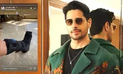 Sidharth Malhotra Injury: सिद्धार्थ मल्होत्रा के पैर में लगी चोट, मेडिकल वॉकिंग बूट पहने आए नजर