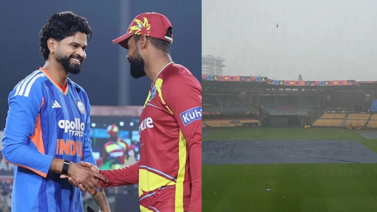 IND vs WI T20I: भारत-वेस्टइंडीज के निर्णायक मुकाबले पर बारिश का साया, जानें बेंगलुरु के मौसम और पिच का हाल