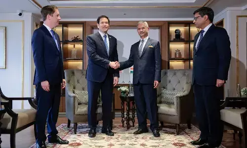 अमेरिकी विदेश मंत्री रुबियो की जयशंकर से मुलाकात, भारत-अमेरिका ट्रेड डील पर जल्द लगेगी मुहर? रुबियो बोले- समझौता अंतिम चरण के करीब