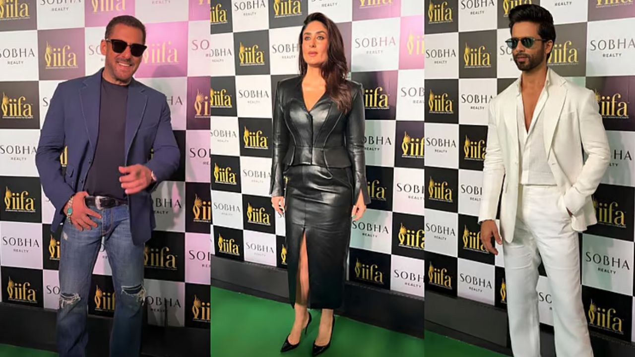 IIFA 2027 प्रेस कॉन्फ्रेंस : ब्लू ब्लेजर में दिखे सलमान खान, ब्लैक लेदर लुक में करीना कपूर ने बटोरी सुर्खियां