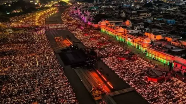 Ayodhya Deepotsav 2026: रामनगरी अयोध्या में 56 घाटों पर जलेंगे 30 लाख दीये, 10वें दीपोत्सव की तैयारी शुरू, जानें इस बार क्या होगा खास Ayodhya Deepotsav 2026: रामनगरी अयोध्या में 56 घाटों पर जलेंगे 30 लाख दीये, 10वें दीपोत्सव की तैयारी शुरू, जानें इस बार क्या होगा खास