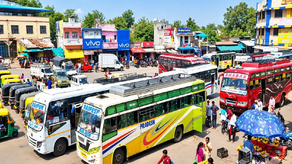 CG Transport News : छत्तीसगढ़ में 170 बसों के परमिट निरस्त, GPS और पैनिक बटन नियमों की अनदेखी पर परिवहन विभाग का एक्शन