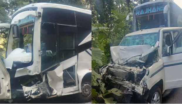 Koriya road accident: कोरिया में राजहंस बस और बोलेरो की भीषण भिड़ंत, महिला की मौत और 4 बच्चों सहित 14 घायल