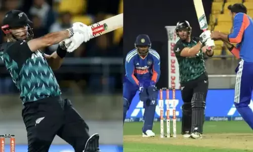 IND vs NZ 3rd T20I: तीसरे टी20 में न्यूजीलैंड ने भारत को दिया 199 रन का लक्ष्य, डेरिल मिचेल ने ठोके 88 रन