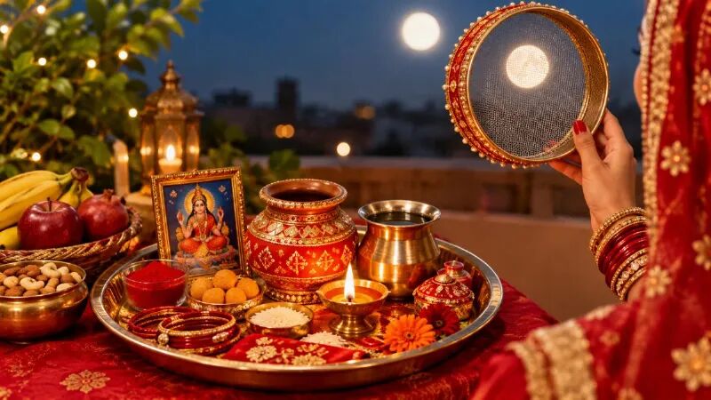 Karwa Chauth 2026: छलनी से लेकर मिट्टी के करवा तक, करवा चौथ की थाली सजाने के आसान तरीके, इस तरह करें डेकोरेशन
