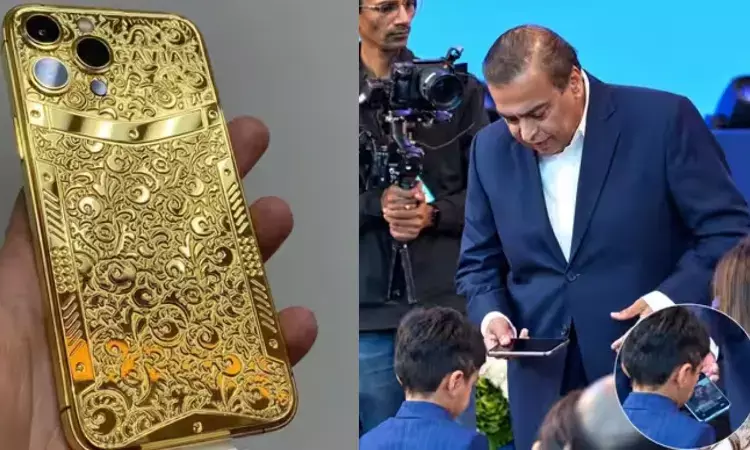 Jio IPO के मंच पर मुकेश अंबानी के हाथ में दिखा स्लिम स्मार्टफोन, क्या इस्तेमाल करते हैं Apple iPhone Air?