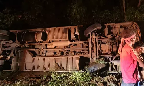 CG Breaking : भैरमगढ़ के आगे यात्री बस अनियंत्रित होकर पलटी, 5 लोगों की मौत की आशंका